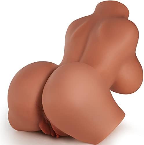 Sex Doll Male Masturbator With Realistic Boobs Vagina And Anal, Goyha 3 In 1 Torso Love Doll Pocket Pussy With Built-In Spine 5.9Lb Pussy Ass Sex Toy For Men Masturbation And Orgasm