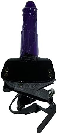 Pleasure Strap On Dildo With Harness - 6.5 Inches - Jelly - Color (Dark)
