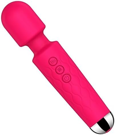 Rechargeable Vibrator Wand Massager Cordless Adult Sex Toy For Clitoral Stimulation Quiet G Spot Clit Vibrators Mini Powerful Vibrating Waterproof Personal Vibration Clitoris Sex Toys
