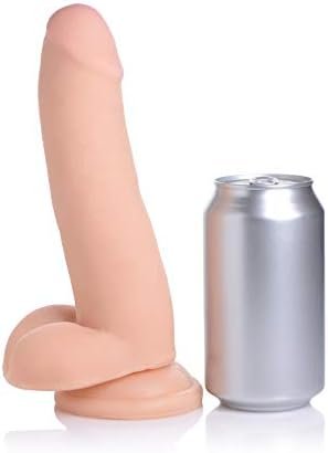 Lynx 8 Inch Dual Density Realistic Dildo - Light - Image 2