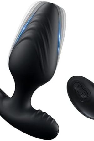Vibrating Anal Plug Sex Toy Remote Control, Silicone Butt Plug For Man Anal Vibrator With 10 Vibration Modes Waterproof Anal Sex Toys For Men, Women