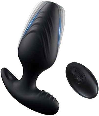 Vibrating Anal Plug Sex Toy Remote Control, Silicone Butt Plug For Man Anal Vibrator With 10 Vibration Modes Waterproof Anal Sex Toys For Men, Women