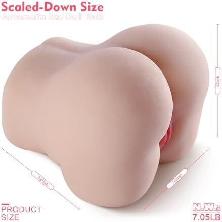 Buladoll Vibrating Sex Doll Real Sex Ass Life Size Automatic Sex Butt Sucking Male Sex Toys Male Masturbator Stroker Pocket Pussy Lifelike Sex Doll Ass 7.05Lb - Image 2