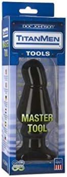 Doc Johnson Titanmen - Master Tool #5 - Angled Wide Plug - 6.5 In. Long And 2.5 In. Wide - Prostate Stimulating Anal Toy - Butt Plug - Image 2