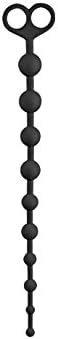 Sex Toys Anal Bead For Adult Silicone Sexy Tools Penile Dilator Stimulation Stick For Men (Black)