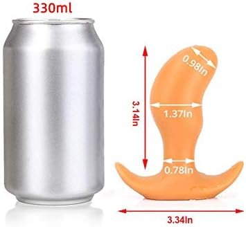 Super Soft Anal Plug, Sex Factory Flexible Liquid Silicone Butt Plug Prostate Massage G-Spot Dildo Anal Trainer Kit For Beginner Advanced Players (M) - Image 3