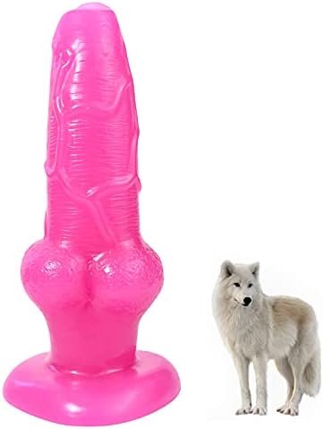 Fst Realistic Dildo With Knot Fantasy Sex Toy For Women Wolf Canine Animal Cute Penis With Strong Suction Cup Anal Dildo For Adult Masturbation