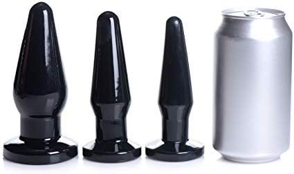 Lynx 3-Plug Anal Trainer Set - Black - Image 3