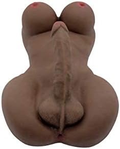 Silicone Torso Love Dolls For Women For Men Sex Dolls (Shemale Sex Dolls For Women, 20.8 X 11.8 X 6.3 In) Brown - Image 2