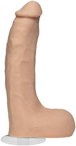 Doc Johnson Signature Series - Chad White - 8.5 Inch Realistic Ultraskyn Dildo With Removable Vac-U-Lock Suction Cup - F-Machine & Harness Compatible, For Adults Only, Vanilla
