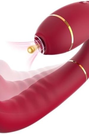 Adult Sex Toys Clitoral Sucking Vibrators - Innovative 9 Sucking & 9 Pulsing Action G Spot Vibrator, Personal Massager 2In1 Vibrating Dildo Nipple Sucker Anal Sex Toy For Women Couples Pleasure
