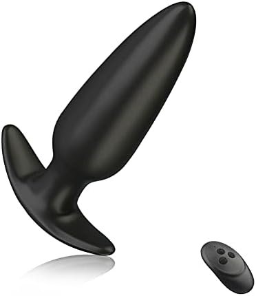 G-Spot Anal Vibrator Prostate Massager, Silicone Rechargeable Wearable Anal Vibrator With Remote Control 10 Vibration Modes Waterproof Anal Sex Toys For Men, Women And Couples