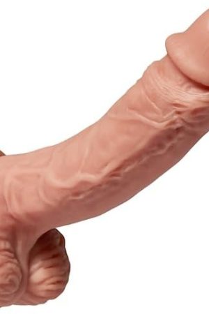Realistic G-Spot Dildo With Strong Suction Cup For Hands-Free & Anal Play, Soft Silicone Dildos For Beginners，Adult Dildo Sex Toys G-Spot Stimulation For Women & Men 7.8＂