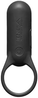 Tenga Svr+, Smart Vibe Ring, Rechargable Couple'S Vibrator, Black