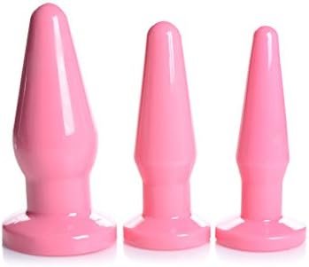 Lynx Filling 3-Plug Anal Trainer Set - Pink
