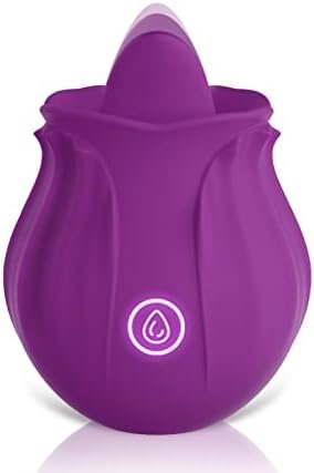 Rose Toy, Rose Sex Stimulator For Women Adult Sex Toys For Woman With 10 Tongue Licking & Vibrating Modes, G Spot Rose Vibrator Couples Womens Sex Toys For Women'S Sex Nipples Clitoral Stimulation