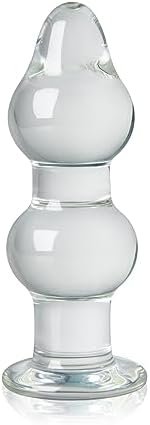 Fst Glass Anal Plug Anal Bead Dildo Cone Crystal Butt Plug Anal Sex Toys For Women Men Couple (S)