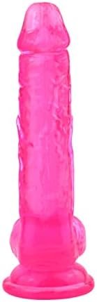 Large Realistic Clear Dildo 9Inch Lifelike Soft Thick Adult Sex Toy With Suction Cup Big Jelly Dildo For Women, Purple L - Image 3