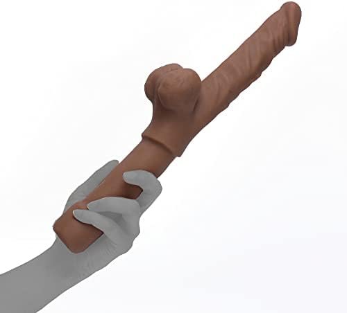 Realistic Dildo, 6.69 Inch 17Cm Penis Tpe Soft Flexible Dildo Waterproof With Extender Root For Lesbian Gay Shemale Masturbation (17Cm / 6.69In - Natural Skin) - Image 3
