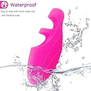 Silicone Finger Vibrator, 10-Speed G-Spot Portable Finger Vibrator With Removable Bullet Vibrator Waterproof Sex Toy For Women Pleasure Clitoris Vibration, Pink - Image 2