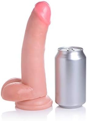 Lynx 8 Inch Dildo With Balls - Light