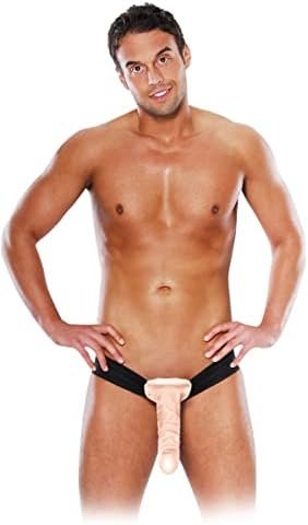 Pipedream Fetish Fantasy Series Hollow Strap-On, Flesh, 10 Inch - Image 2
