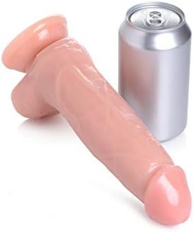 Lynx 9-Inch Suction Cup Dildo - Light - Image 2
