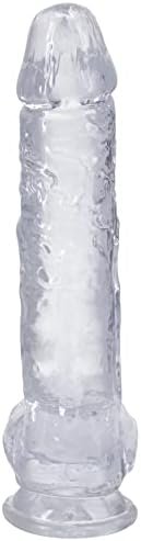 Doc Johnson – Really Big D*Ck In A Bag, 10 Inch Adult Toy, Suction Cup Base, Textured Veins, Hands Free, O Ring Harness Compatible, Easy To Use, Adult Toy, Body Safe, Phthalate Free (Crystal Clear) - Image 3