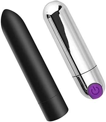 Leseox Mini Bullet Vibrator For Clitoris Vagina Nipple Precise Stimulations, Waterproof G-Spot Clitoral Bullet Massager 10 Vibration Modes, Rechargeable Adult Sex Toy For Women And Couples (Pack Of 2)