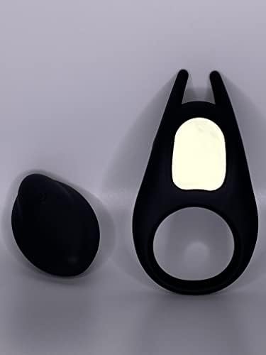 Drippp Adult Boutique The Ring-Luxe Vibrating Remote Controlled Penis Ring-Waterproof, Great For Couples, Black