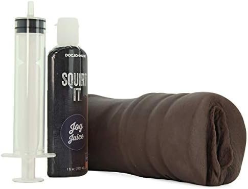 Doc Johnson Squirt It Squirting Pussy With Joy Juice, Chocolate