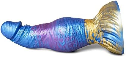 Behorny Dildo Sex Toy, Liquid Silicone Alien/Dragon Dildo With Suction Cup - Image 2
