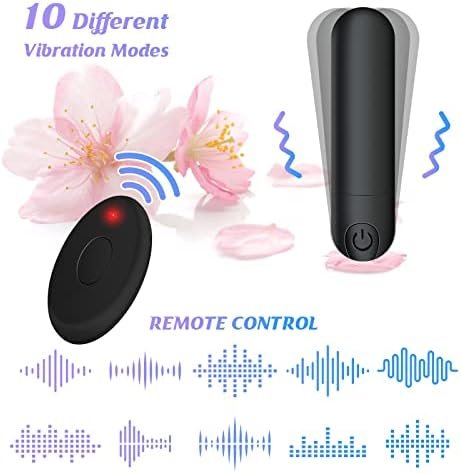 Vibrator Remote Control Vibrate Massager - 10 Speed For Travel Usb Rechargeable Waterproof Vibrator Wand - Adult Toys For Women (Black)… - Image 2