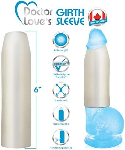 Doctor Love'S Gs-7-15-30 7" Trim-To-Fit Girth Sleeve With 1.5" Of Extra Girth, Light Flesh, 1 Count - Image 2