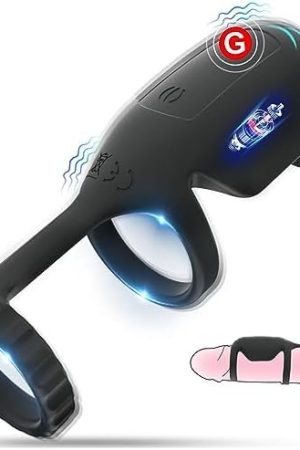 Vibrating Cock Ring For Penis Testicles G Spot Stimulation, Pleasure Penis Ring Sleeve Vibrator Couples Adult Sex Toys For Men Women, Male Couple Sex Toy, Cock Rings Vibrators For Men Erection Sex