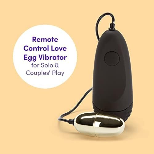 Lovehoney Power Play Vibrating Egg - 2.5 Inch Bullet Vibrator With Wired Remote Control - Smooth 7 Function Vibrator For Women - Gold - Image 2