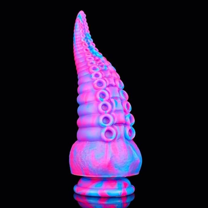 Soft Silicone Octopus Tentacle Dildo Huge Animal Dildo Monster Dildo Colorful Anal Butt Plug Toys Adult Sex Toy For Women (E)