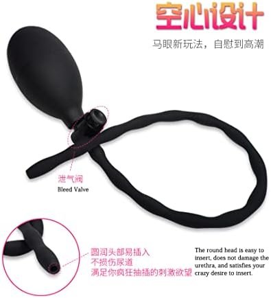 13In Male Fun Inflatable Silicone Urethral Plug Penis Dilator Stimulation Stick Catheterization. Adult Para Prostate Orgasm Masturbator For Men Male Unisex - Image 3