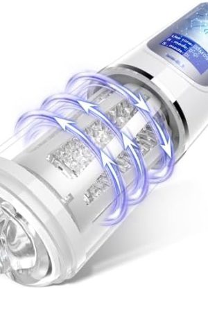 Male Masturbator Adult Sex Toys For Men, Male Sex Toys With 5 Speed 10 Rotating 6 Voice Modes Mens Sex Toys Male Masterburbater, Adult Toys Male Vibrator Male Sex Toy For Men