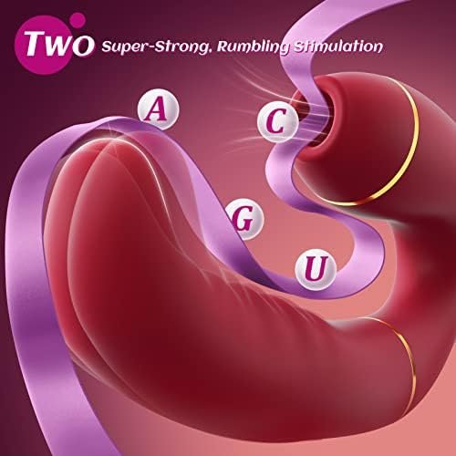 Adult Sex Toys Clitoral Sucking Vibrators - Innovative 9 Sucking & 9 Pulsing Action G Spot Vibrator, Personal Massager 2In1 Vibrating Dildo Nipple Sucker Anal Sex Toy For Women Couples Pleasure - Image 3