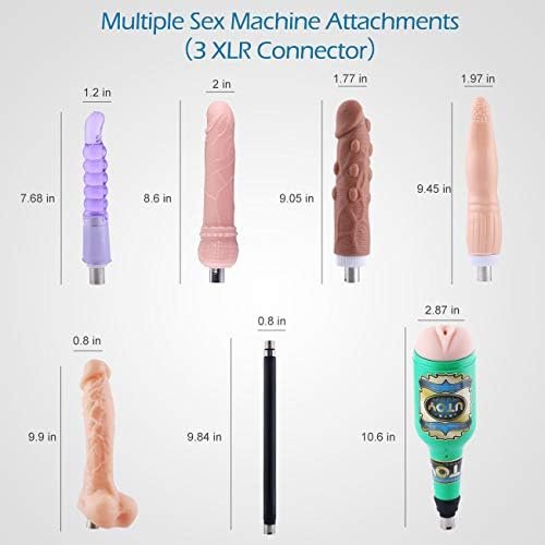 Sex Machine Huge Dildo Fucking Machine, 3 Xlr Connector Love Machine Thrusting Machine Gun For Men And Women - Image 2