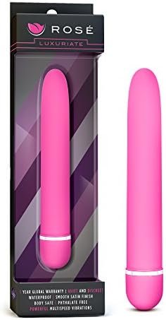 Blush Luxuriate - Elegant Satin Smooth Powerful Wand Vibrator - Clitoral And G Spot Stimulator Sex Toy For Women - Black
