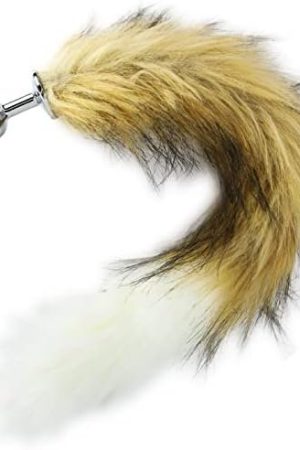 Frisky Faux Fur Tail Animal Butt Plug Purple