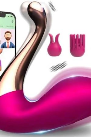 App Remote Control Panty Clit Mini Vibrator Adult Sex Toy For Women, Long Distance Bluetooth G-Spot Vibrator Wearable, Rechargeable 9 Vibration Modes Suitable For Female And Couples Sex Machine Toys
