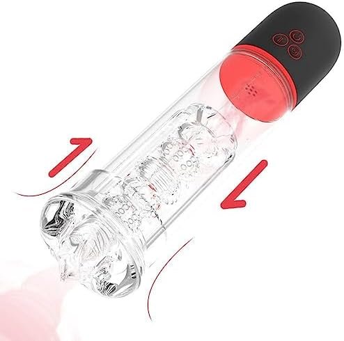 Penis Pump, Electric Penis Vacuum Pump With 9 Vibrations & 7 Sucking Modes, Sex Toys For Men Automatic Vacuum Penis Enlargement Extend Pump Male Masturbator Adult Men Sex Toys