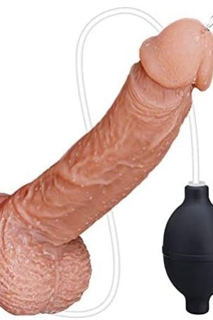 Silicone Realistic Ejaculating Dildo For Women, Lifelike Squirting Dildo, 9 Inch Realistic Squirting Penis With Strong Suction Cup, Dildo For Women Female