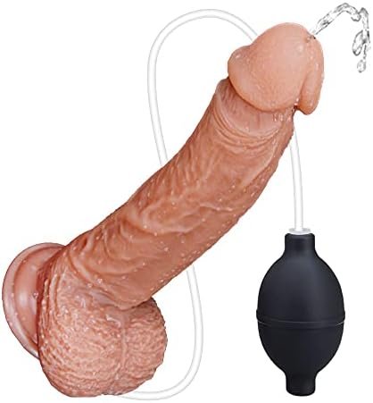 Silicone Realistic Ejaculating Dildo For Women, Lifelike Squirting Dildo, 9 Inch Realistic Squirting Penis With Strong Suction Cup, Dildo For Women Female