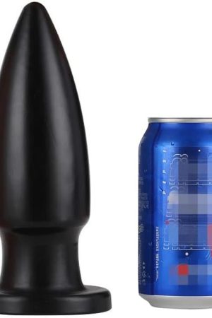 Aptitan Large Black Anal Plug Trainer Big Butt Plug Stimulator For Advanced Men Women Anal Training Toy (C39)