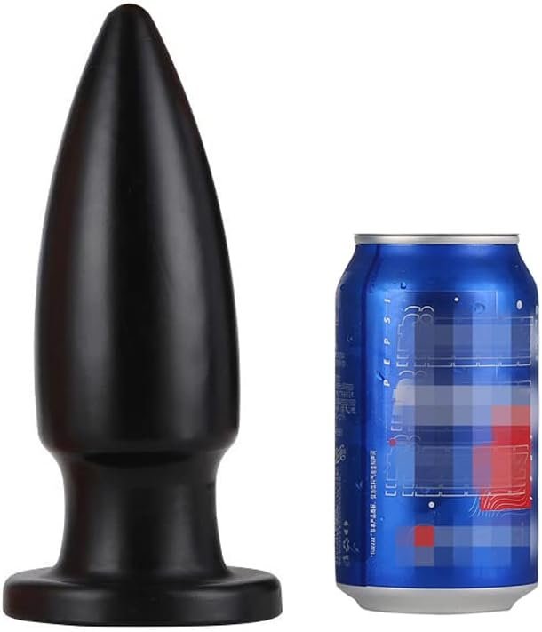 Aptitan Large Black Anal Plug Trainer Big Butt Plug Stimulator For Advanced Men Women Anal Training Toy (C39)