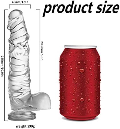 Cwamen 10 Inch Soft Realistic Dildo Dildo For Women With Material And Strong Suction Cup For Hands-Free Play,Sex Toys For Women,Adult Toys For Women/Men/Gay - Image 2